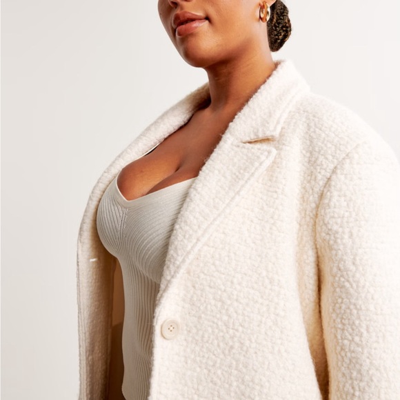 Pristine Abercrombie Wool Blend Dad Coat - Picture 2 of 4